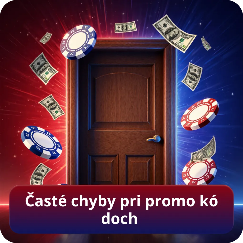 Časté chyby pri promo kódoch