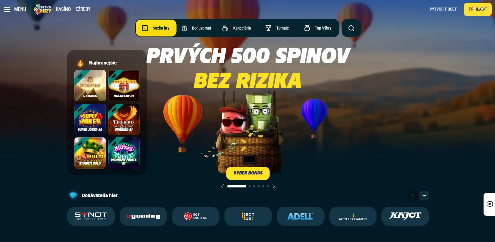 Registrácia v novom online kasíne