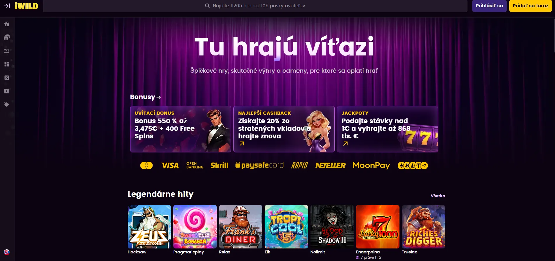 Populárne hry pre promo kódy